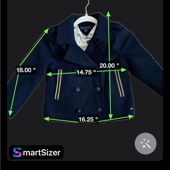Tommy Hilfiger peacoat for kids size XS. NWT - Picture 5 of 6